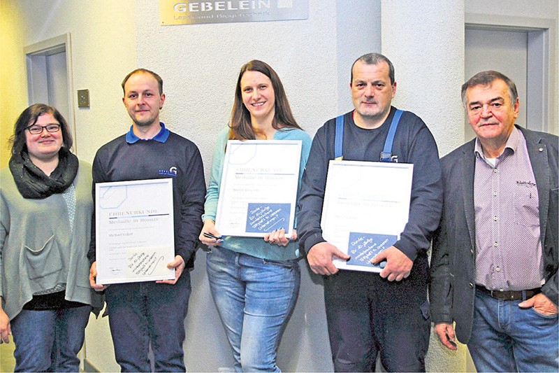 Ehrungen Bei Gebelein Laser Und Biegetechnik